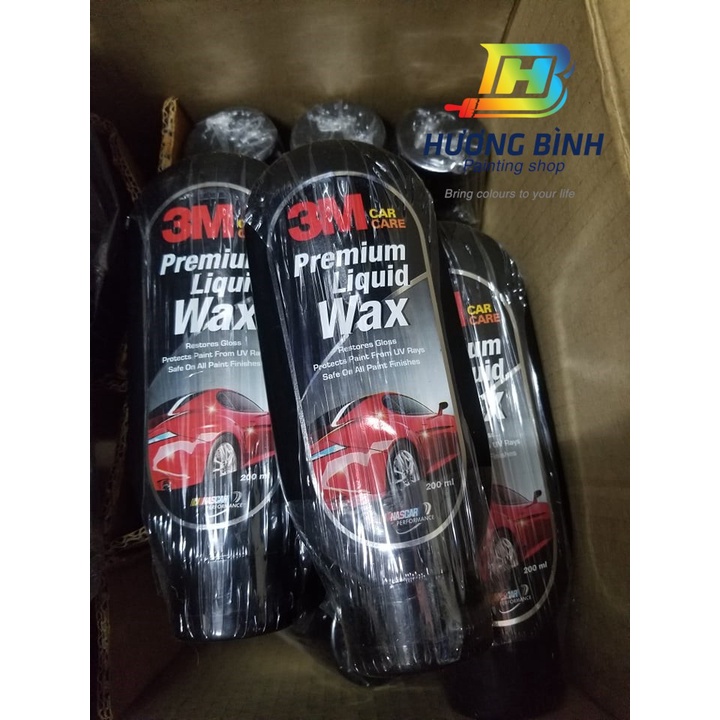 3M Car Care Premium Liquid Wax 05952 - Dung dịch làm tăng độ bóng, bảo vệ màng sơn xe (200ml)