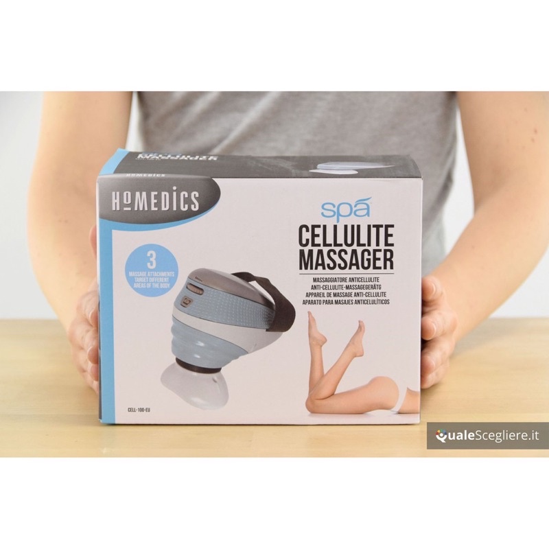 Máy massage, máy massage tan mỡ giúp săn chắc làm mịn vùng da sần vỏ cam HOMEDICS CELL-100-EU