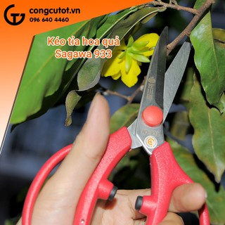 KÉO CẮT TỈA HOA QUẢ SAGAWA 933