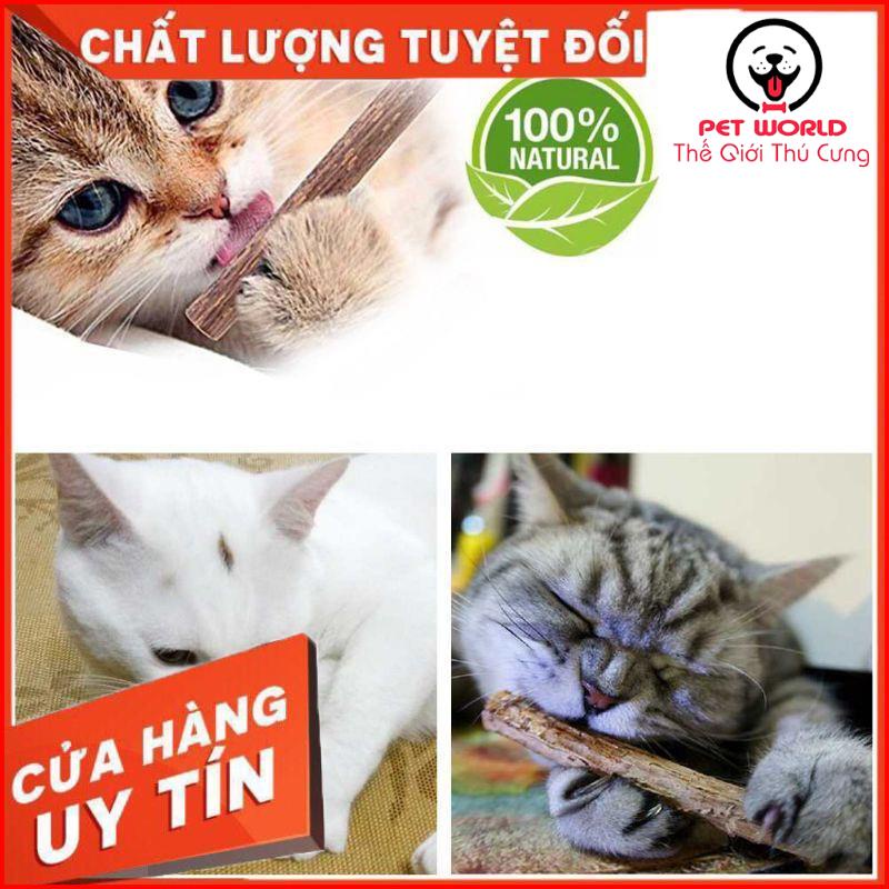 Thanh Gỗ Canip Cho Mèo - Gỗ Bạc Hà Tự Nhiên Cho Mèo