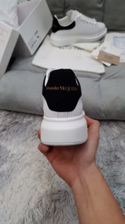 ( ảnh thật) Giày Mc. Queen gót đen