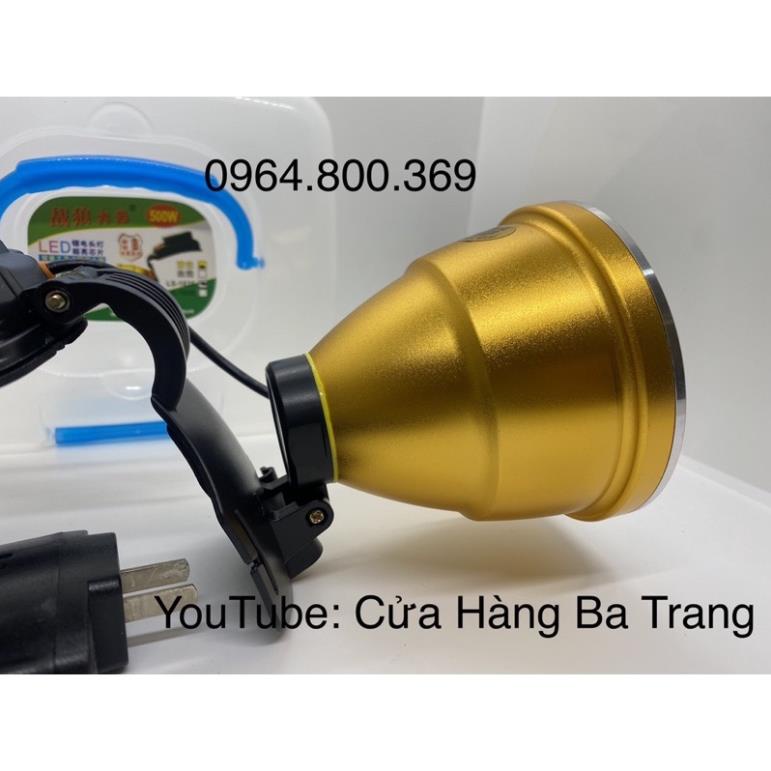 Đèn đội đầu siêu sáng cỡ lớn LS-1835, hiển thị pin, tích hợp cổng USB, chiếu sáng liên tục 10H
