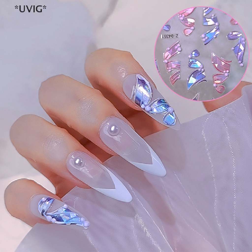 [[UVIG]] 5D Three-dimensional Ribbon Nail Stickers Nail Decals DIY Nail Art Decorations [Hot Sell]