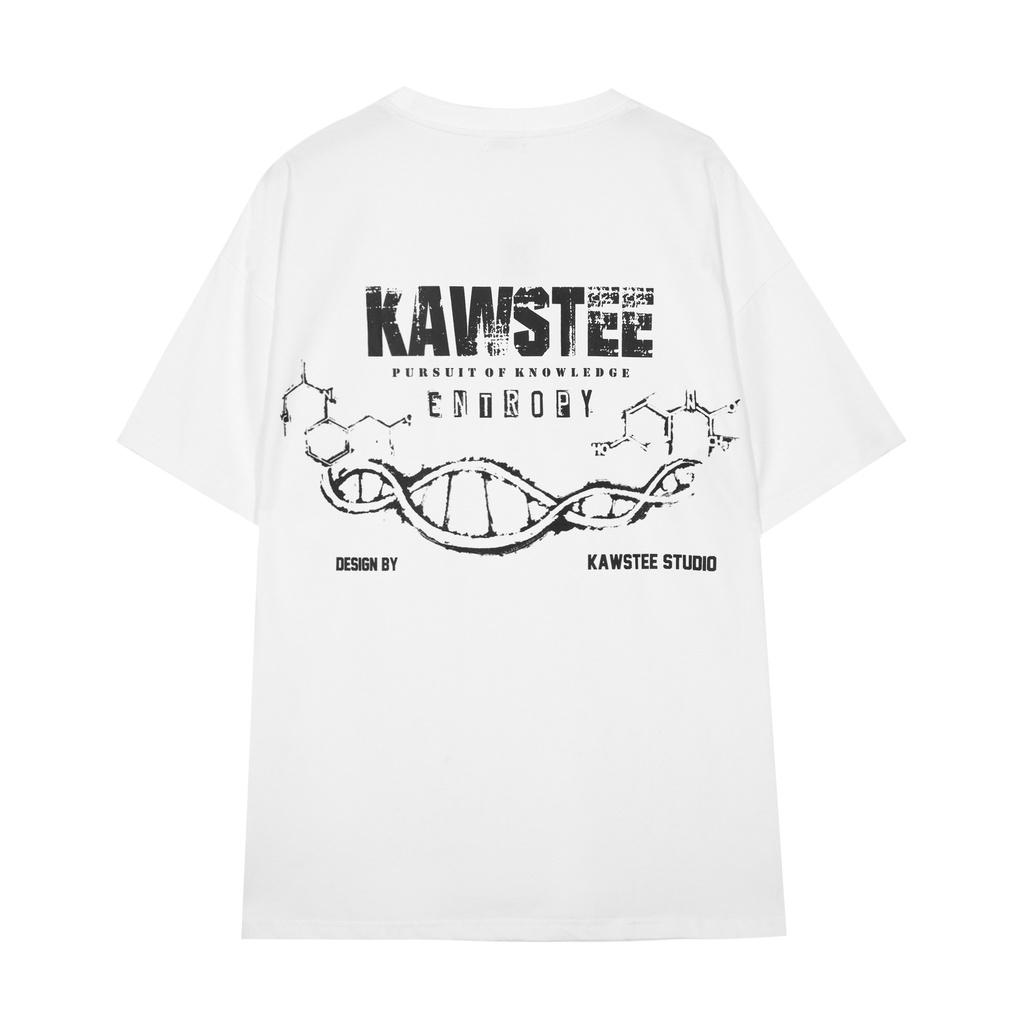 Áo thun Unisex KAWSTEE tay lỡ nam nữ form rộng oversize áo phông in hình KAWSTEE cá tính | BigBuy360 - bigbuy360.vn