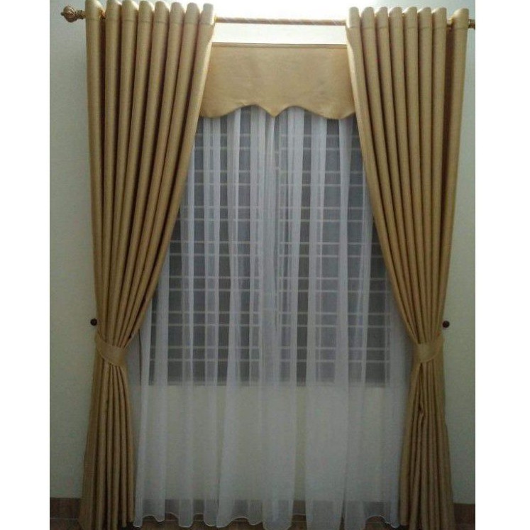 Rèm ore voan trắng