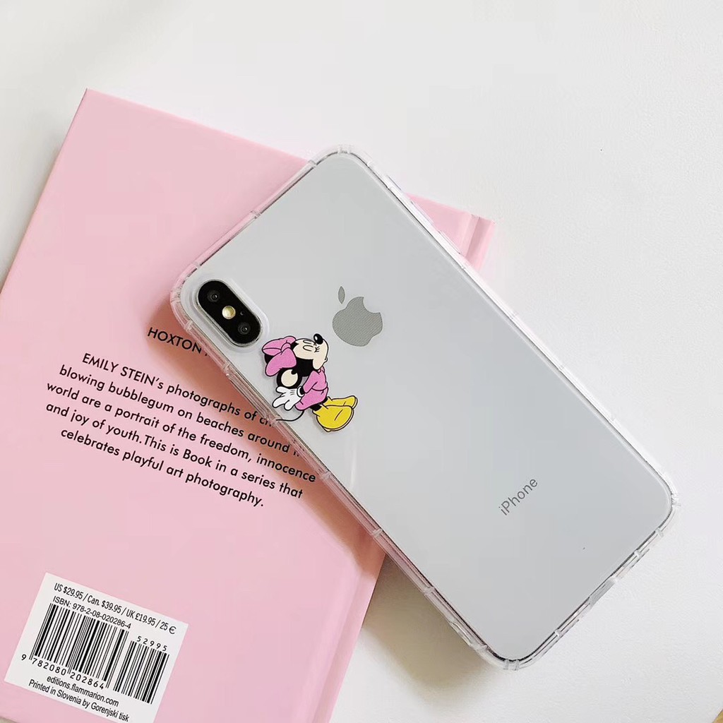 Ốp điện thoại TPU hình hoạt hình Mickey/ Minnie dễ thương cho iPhone11 11Pro 11Promax 7plus 8 X XR XS | BigBuy360 - bigbuy360.vn
