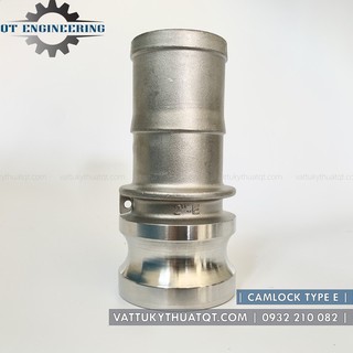 Khớp nối nhanh Camlock INOX 304 | Kiểu E | DN32,DN40,DN50 [VATTUKYTHUATQT.COM]