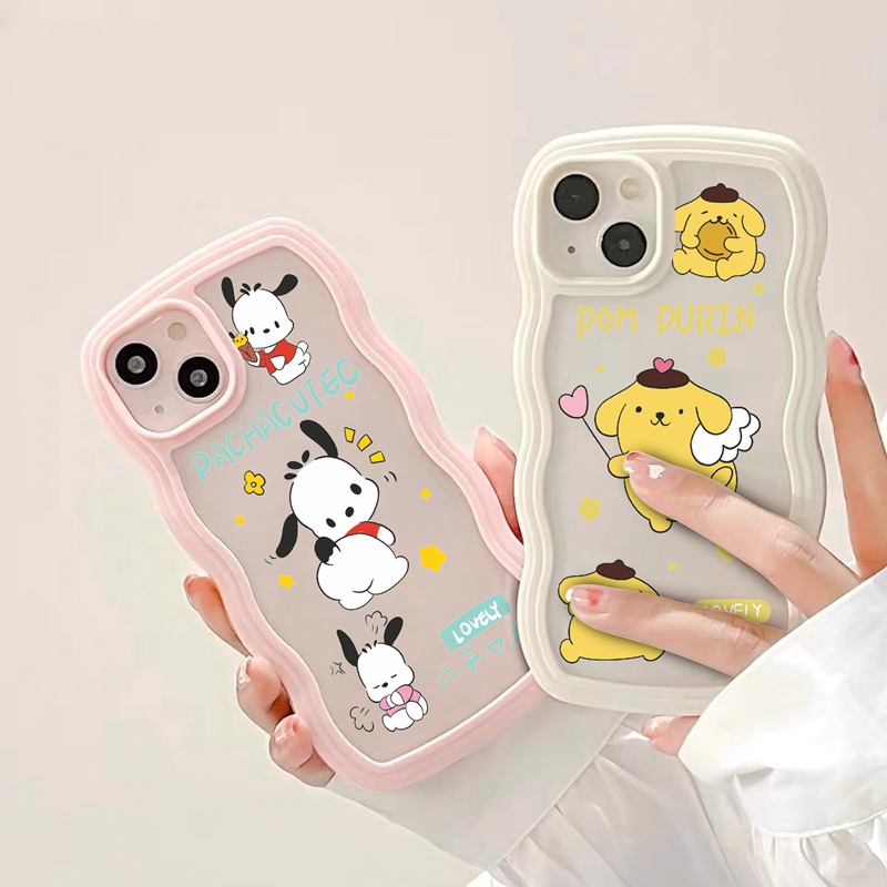 Suntaiho Ốp lưng Ốp Điện Thoại TPU Mềm Trong Suốt Hình Cún Cho iPhone 11 11 Pro 13 12 Pro Max X XS Max XR 7 8 Plus