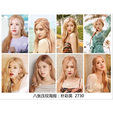 Set 8 Poster ảnh Black Pink