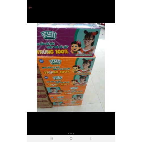 Sữa Kun túi 110ml Mix vị . thùng 24 túi