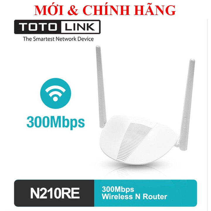 Bộ Phát Wifi Totolink N210RE Chuẩn N Tốc Độ 300Mbps
