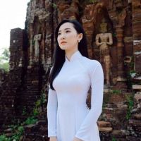 Áo dài trơn màu lụa nhật dáng truyền thống cổ cao tay dài co giãn mềm mại ÁO DÀI BẢO HIẾU.
