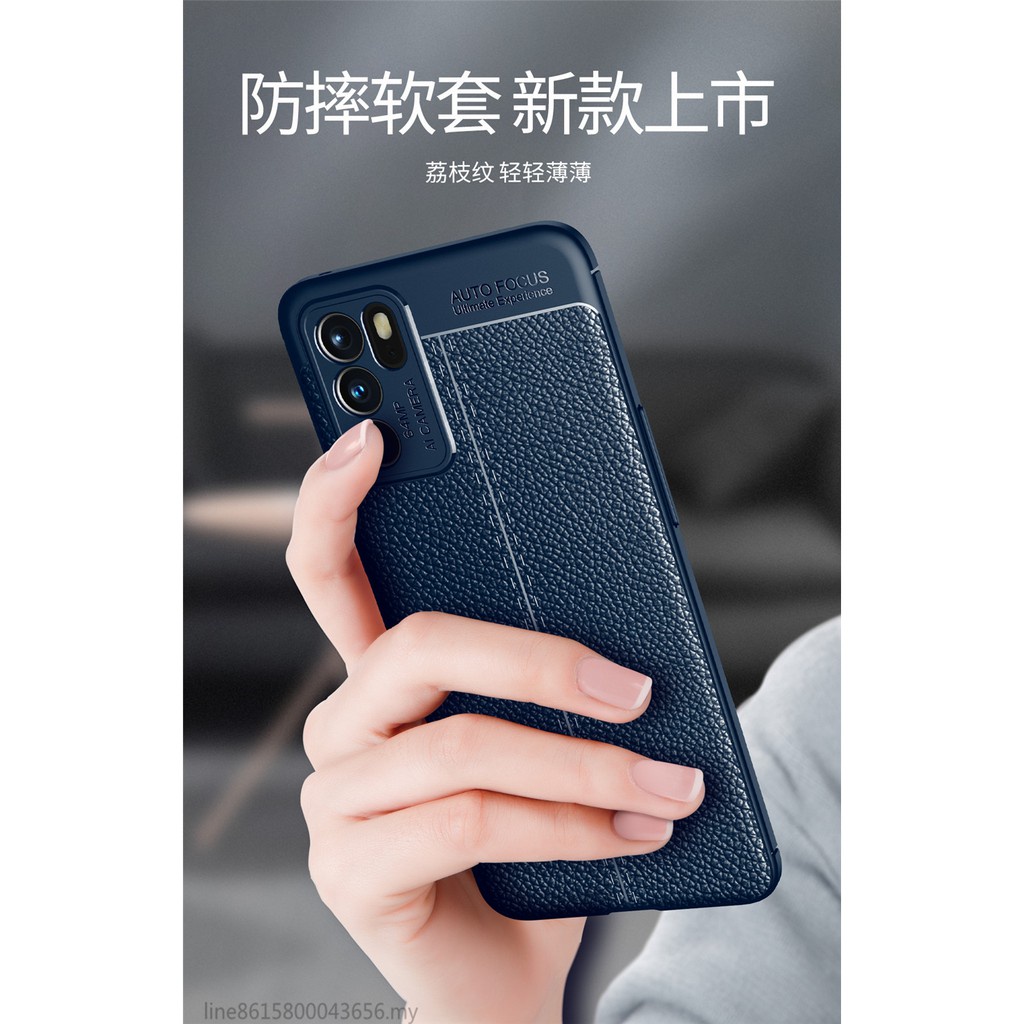 OPPO Reno6 OPPO Reno 6 Design Soft TPU Silicone Bumper Phone Case Cover Casing