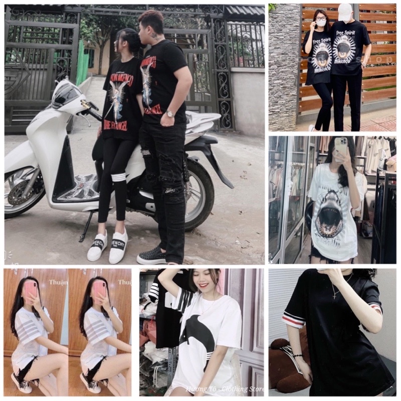 [Xả Kho 10]Áo Thun Tay Lỡ In Hình Hoạ Tiết❤️Phông Form Rộng Ulzzang Nam Nữ Hot
