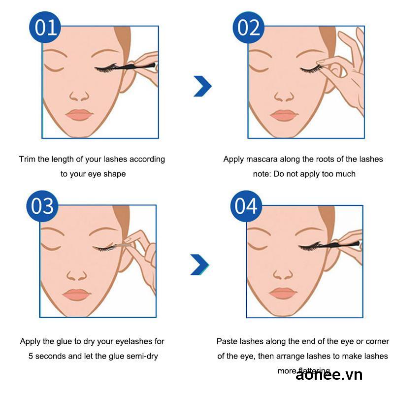 ✨✨ [Hàng mới về] Set 5 cặp mi giả 3D tự nhiên phong cách công chúa xinh xắn cho nữ