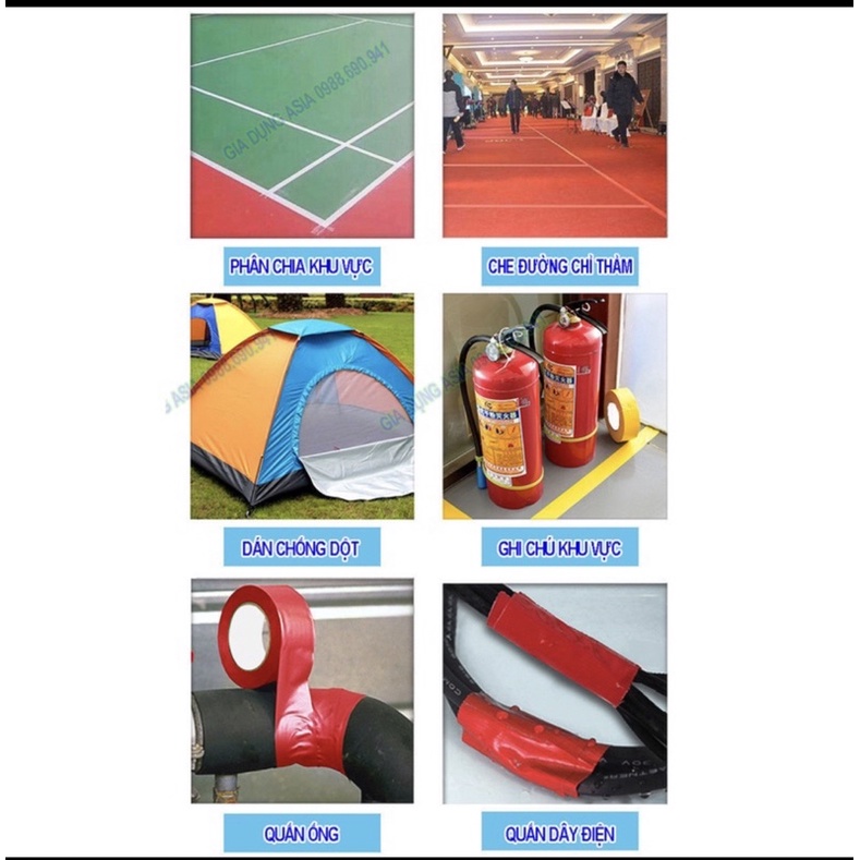 [băng dính vải]BĂNG KEO VẢI ĐỦ CÁC MÀU ĐỦ KÍC THƯỚC5cm x 2,5cm x 10m