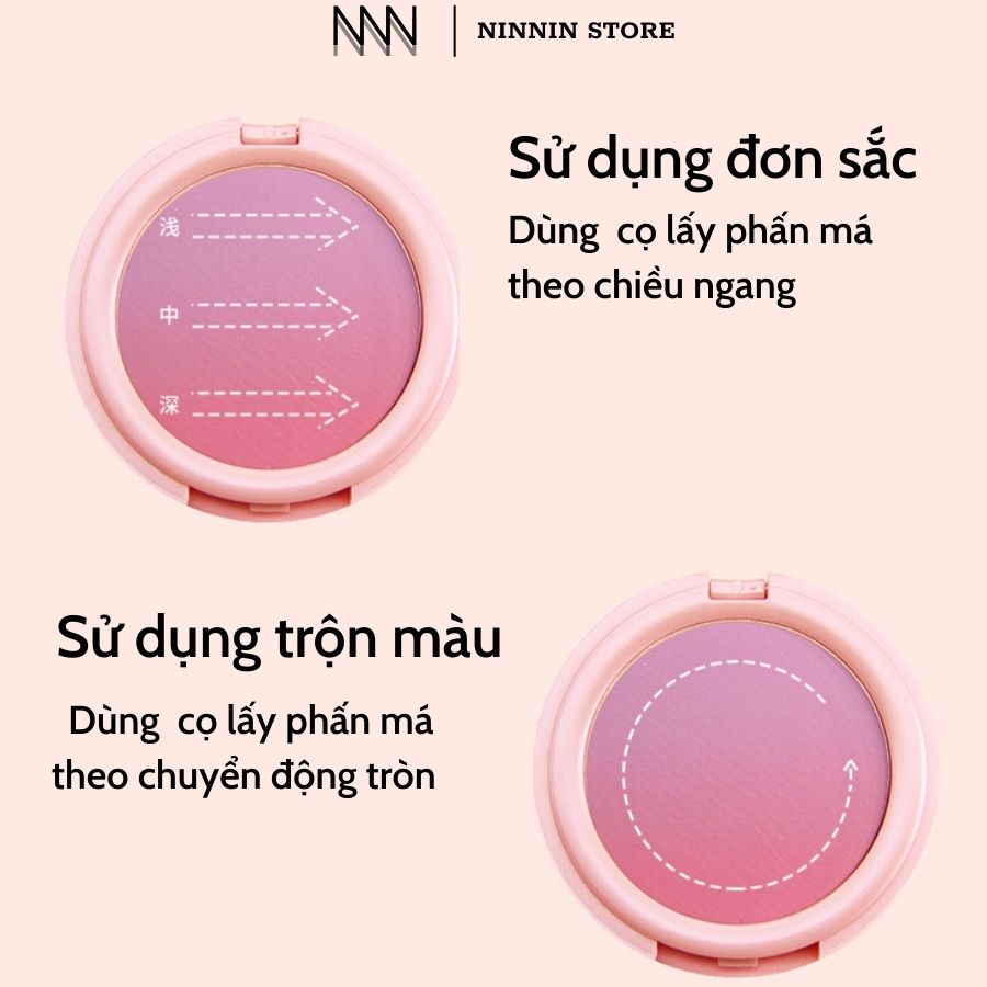 Phấn má NOVO loang  màu, má hồng bền màu 5.5g | BigBuy360 - bigbuy360.vn