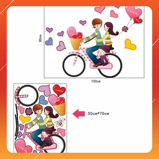 Decal dán tường xe đạp teen giá tốt nhất