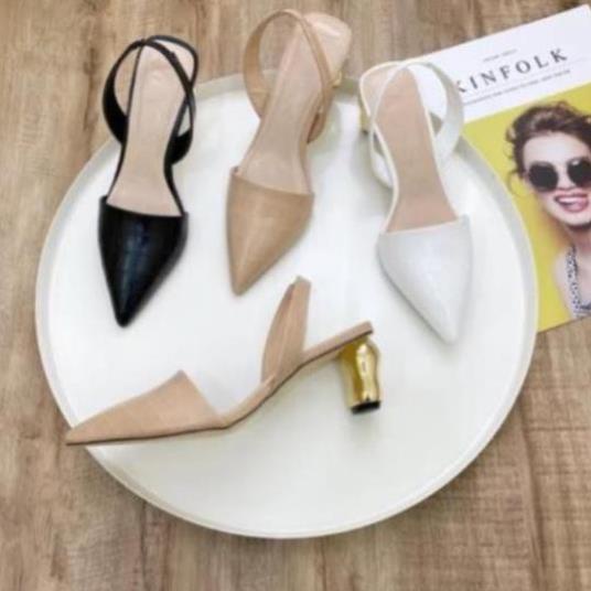 SANDAL COLEE SLINGBACK 5P DA VÂN -cwj24 : 🌸 .