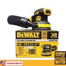 CHÍNH HÃNG - Máy chà nhám cầm tay dùng pin 18V / 20Vmax đĩa125mm DEWALT DCW210
