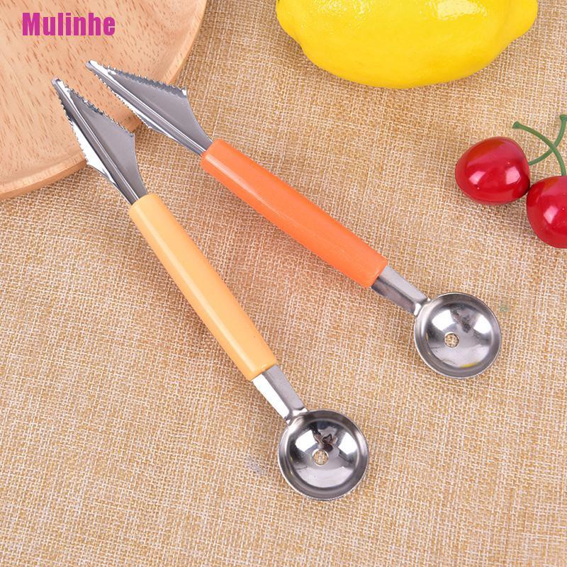 Muỗng Múc Kem / Trái Cây Bằng Thép Không Gỉ Thiết Kế Độc Đáo Tiện Dụng