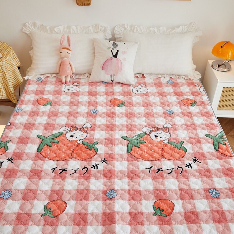 thảm nỉ tuyết sữa kháng khuẩn bear 3 in 1 mới nhất 2021