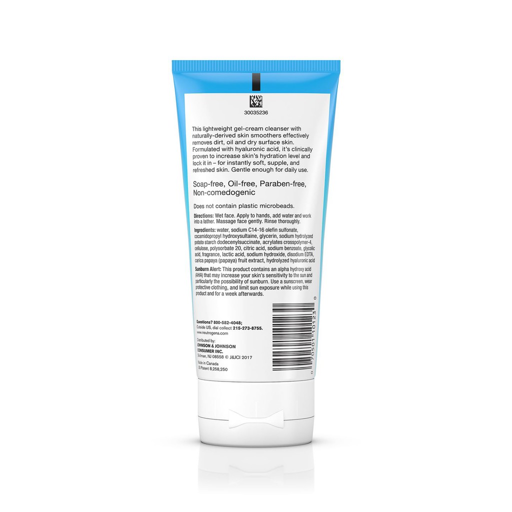 Sữa Rửa Mặt Neutrogena Hydro Boost Exfoliating Cleanser (141g) _ NTG011SRM