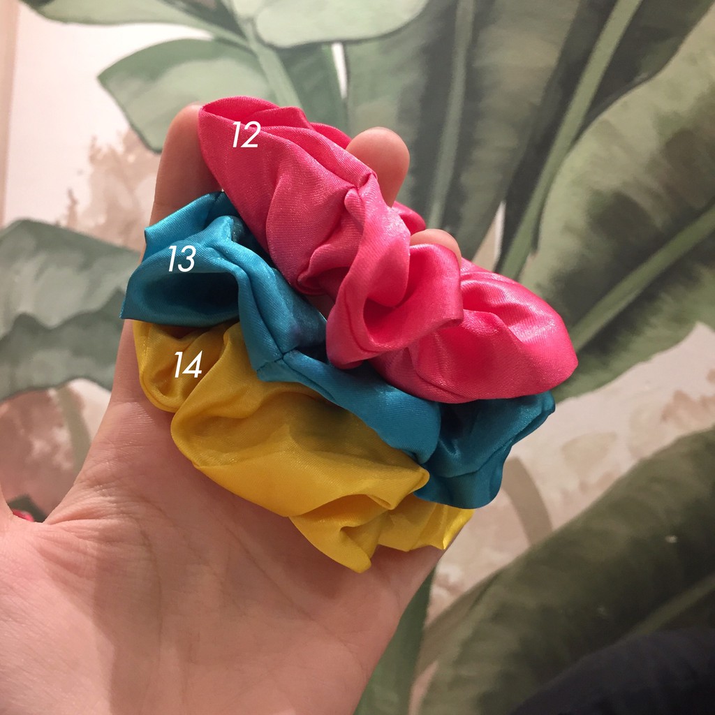 Dây Cột Tóc Scrunchie Bộ 52 Màu Đa Phong Cách - Phần 2 Scrunchies Theme Tropical