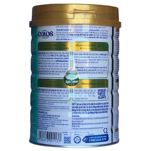 Sữa non Vinamilk colosgold số 2 tăng kháng thể IGG tự nhiên, miễn dịch khỏe, tiêu hóa tốt 800g