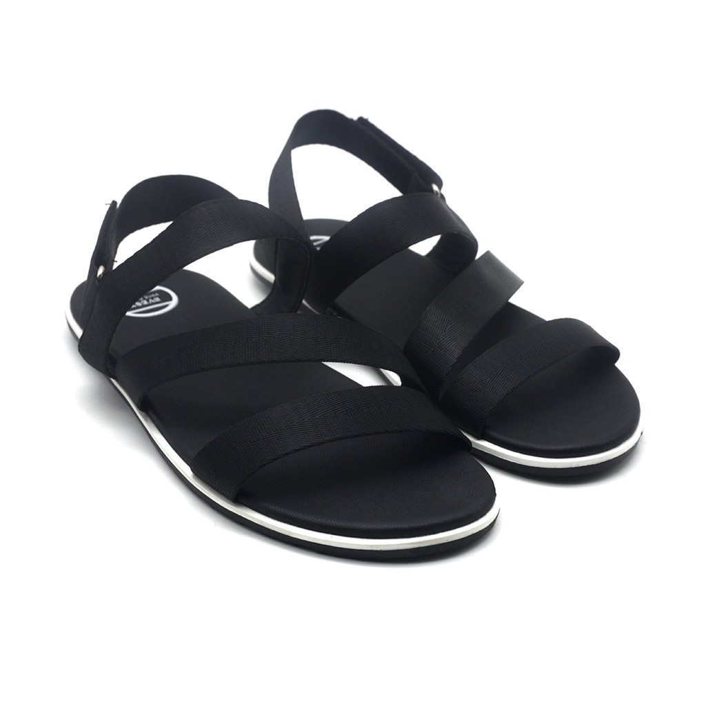 Giày sandal 3 quai ngang nam A705 thời trang Evest