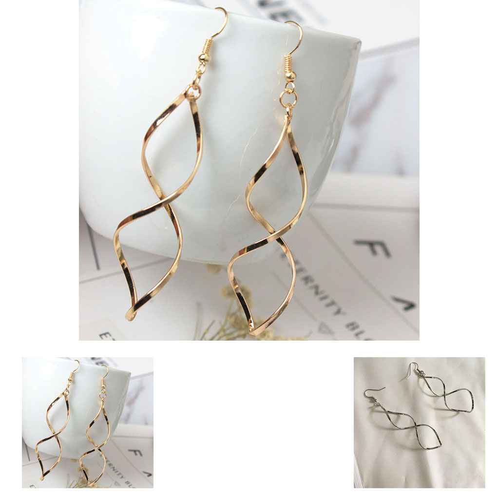 Hoa Tai Dạng Xoắn Thời Trang Dành Cho Nữ