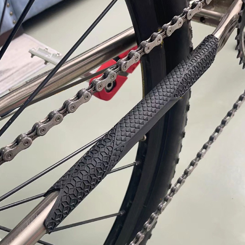 Khung Silicone Tự Dính Bảo Vệ Dây Xích Xe Đạp MTB