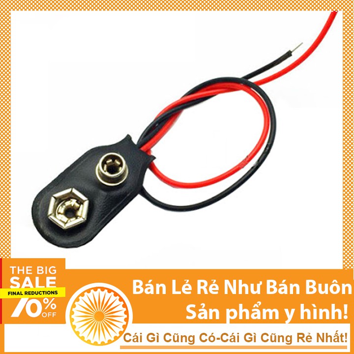 10 Dây đế pin 9V