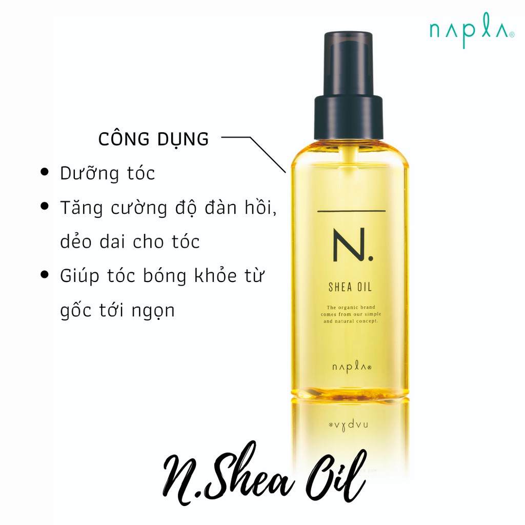 Chăm sóc tóc cùng Hấp phục hồi Beta và Tinh dầu dưỡng tóc Shea Oil - Napla Nhật Bản