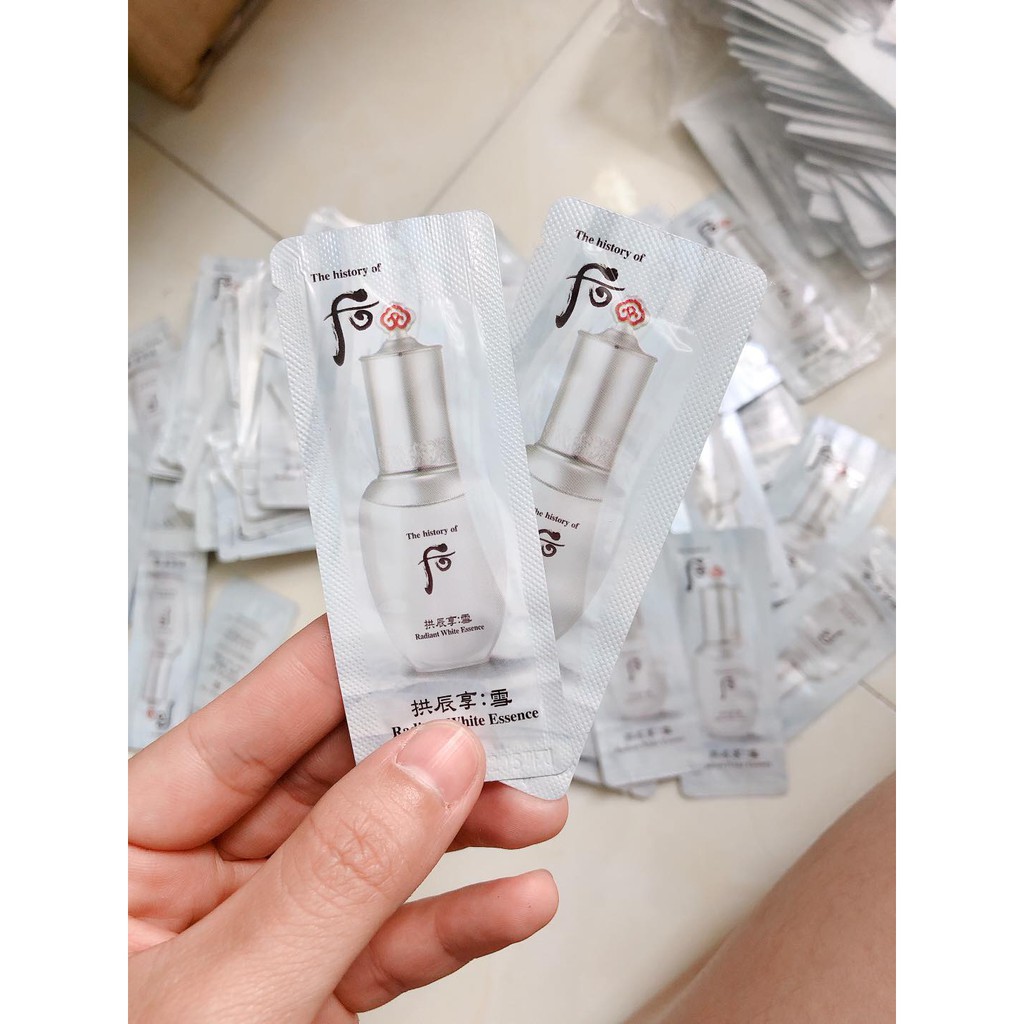 Gói Tinh Chất Dưỡng Trắng Whoo Radiant White Essence Sample 1ml | BigBuy360 - bigbuy360.vn