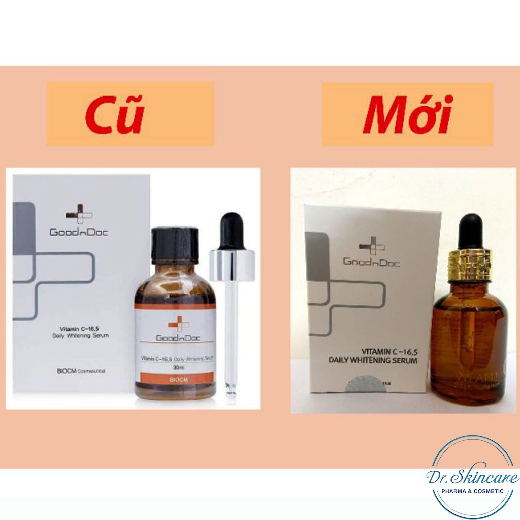 [CHÍNH HÃNG] Serum Vitamin C Mờ Thâm Nám, Trắng Da - GoodnDoc Vitamin C 16.5 Daily Whiening Serum 30ml | BigBuy360 - bigbuy360.vn