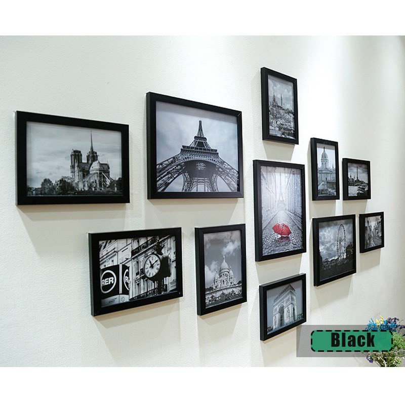 Khung ảnh để bàn,treo tường 10x15, 13x18, 15x21, A4 tặng kèm chân chống hoặc đinh treo