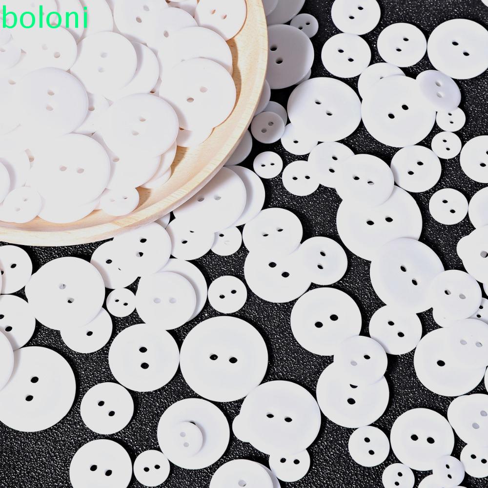 Set 100 Cúc Áo Nhựa Nhiều Kích Cỡ Làm Đồ Thủ Công