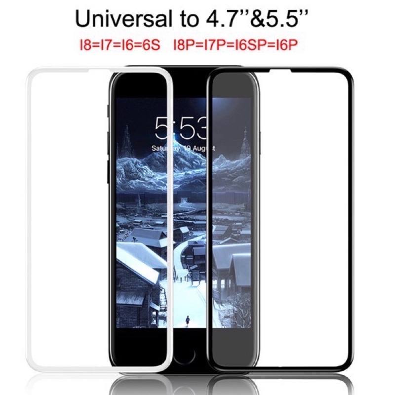 Kính cường lực BASEUS FULL viền chỉ MỀM chống nứt vỡ mép cho iPHONE 6 -> 12 PROMAX