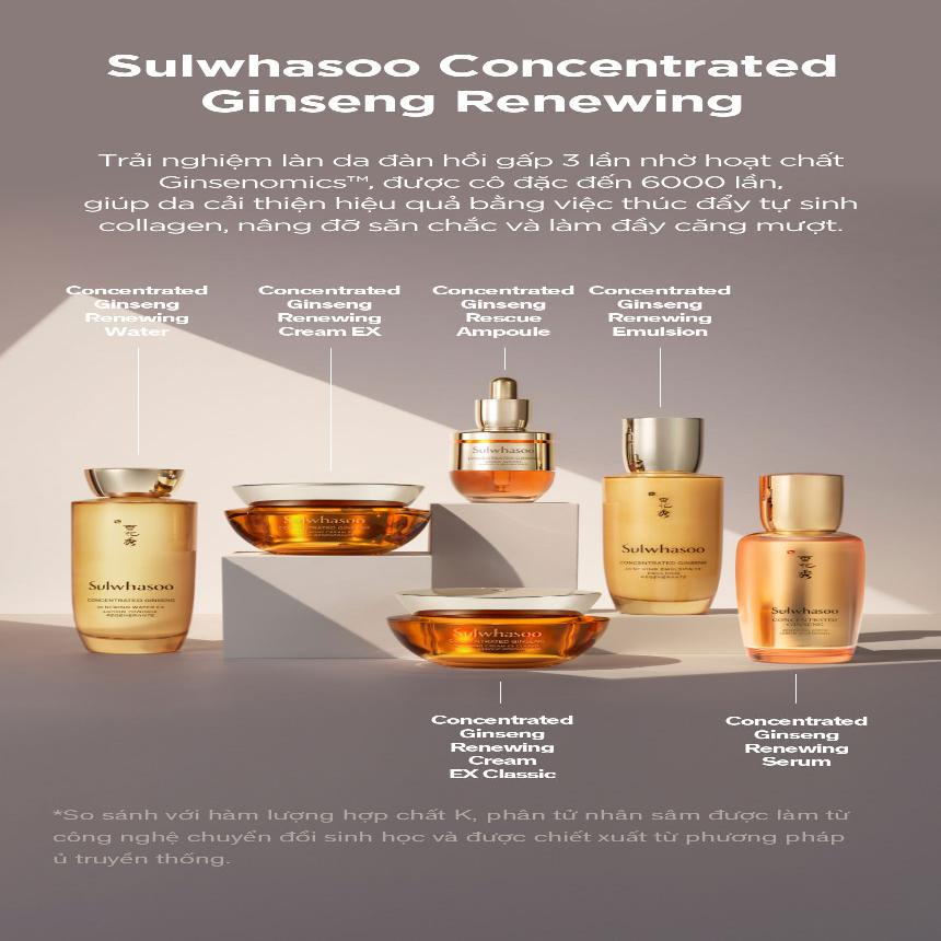 Kem Nhân Sâm SULWHASOO mẫu mới_CONCENTRATED GINSENG RENEWING