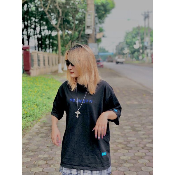 🏆Áo phông tay lỡ xám, xanh rêu, trắng, đen co giãn 2 chiều🏆 mã FAILUKE 2T shop.