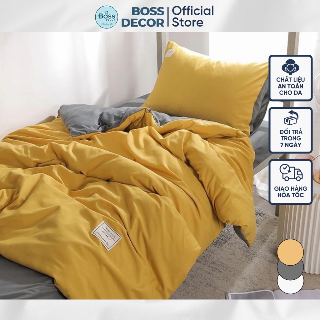 Bộ Chăn Ga Gối Cotton Tici Boss Decor