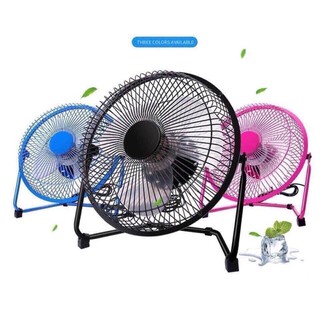 QUẠT ĐỂ BÀN MINI LỒNG SẮT CẮM CỔNG USB TIỆN LỢI