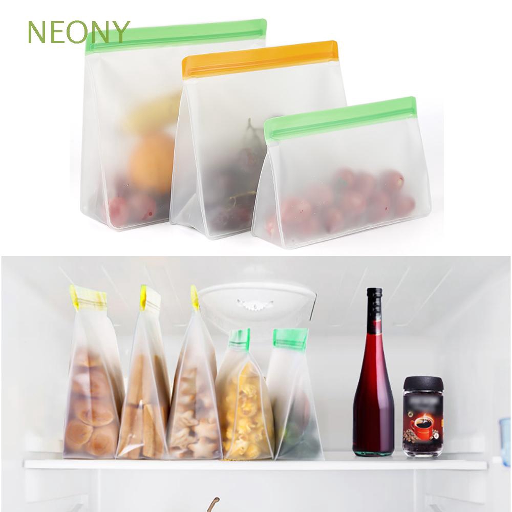 Túi Zip Silicon Bảo Quản Thực Phẩm Có Thể Tái Sử Dụng