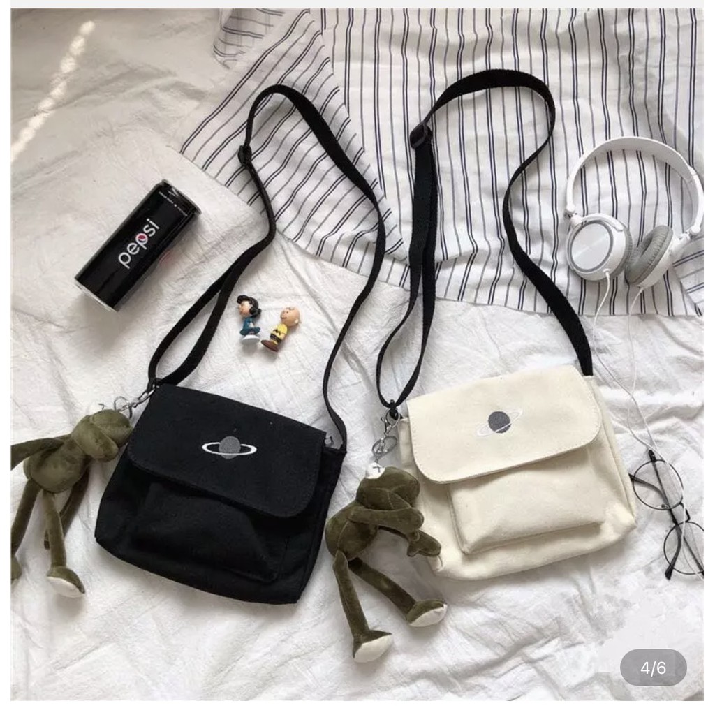 Túi Đeo Chéo PTC 1992 Clothing [FREESHIP] UNISEX Nam Nữ Chất Canvas Kiểu Dáng Ulzzang