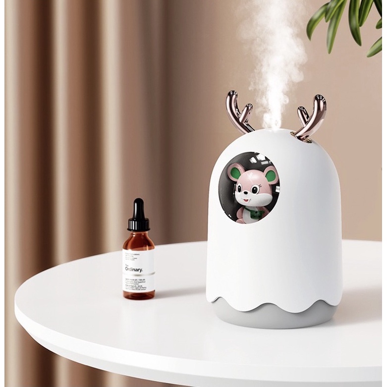 [SALE] Máy phun sương xông tinh dầu tạo ẩm không khí hoạt hình mini