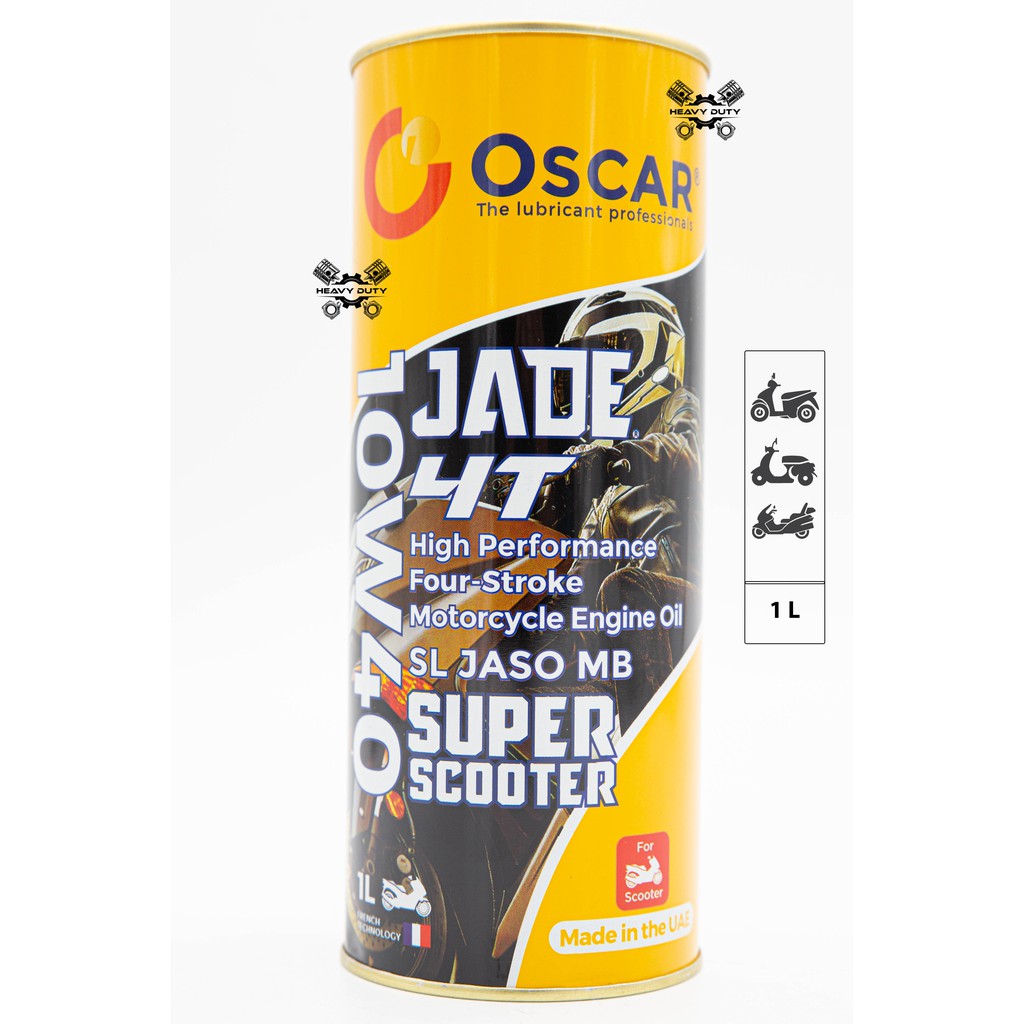Nhớt Xe Tay Ga Cao Cấp 10W40 - Oscar Jade 4T Super Scooter