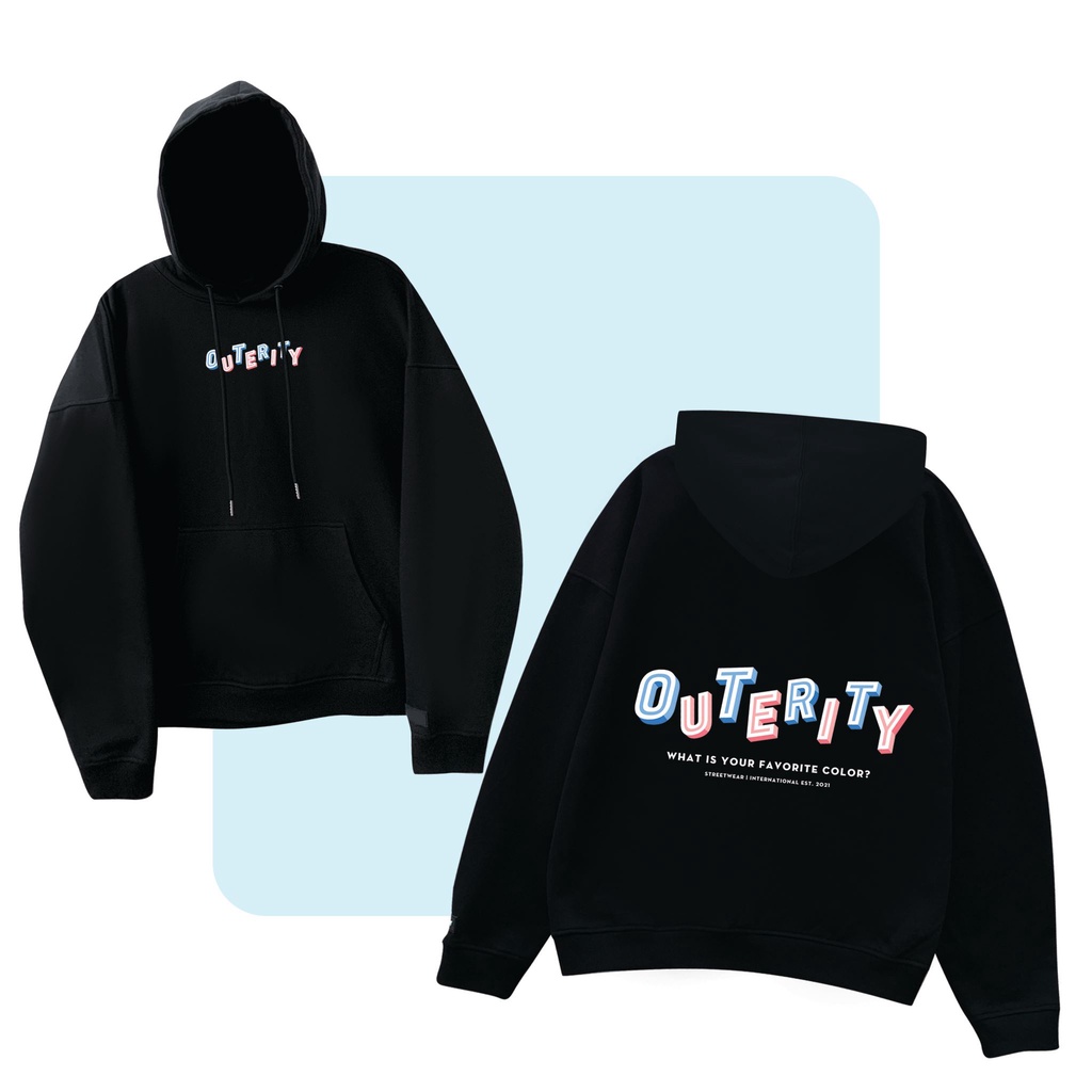 Áo Hoodie HALEY Nam Nữ OUTERITY Unisex Nỉ Bông Hàn Quốc mã HD290 Chất nỉ đẹp dày - Quà tặng ngẫu nhiên