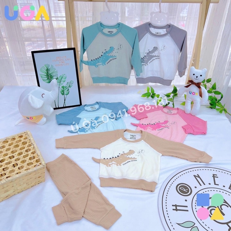 Bộ dài tay HRNEE  modal organic mềm mịn