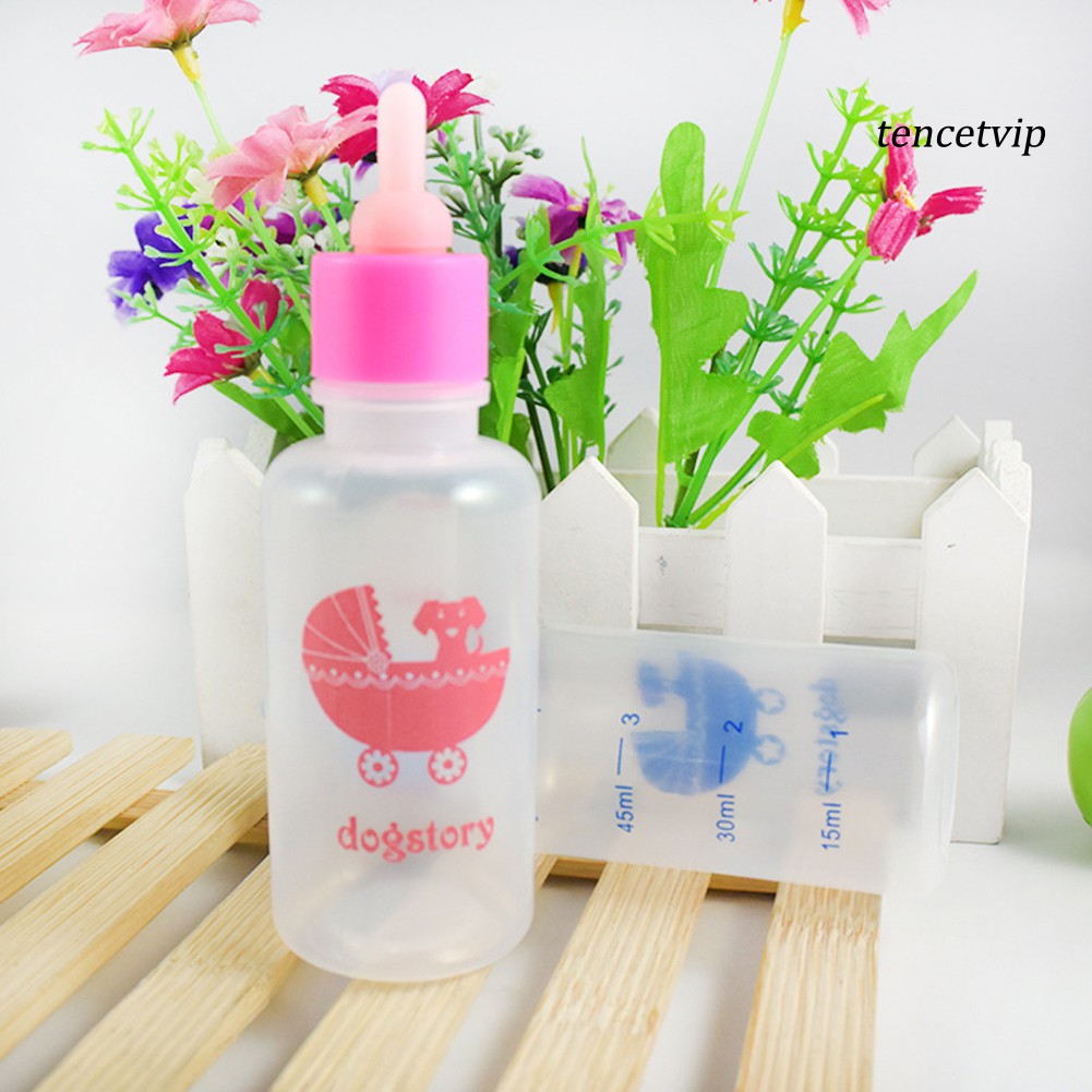 Bình Sữa Silicon Cho Thú Cưng 60ml An Toàn Mềm Mại